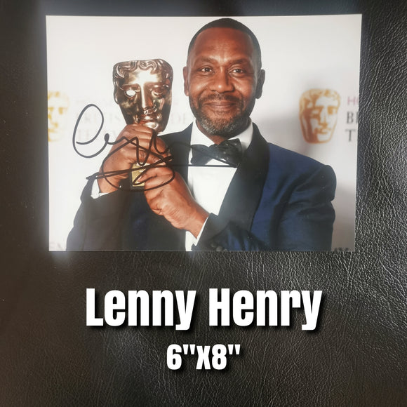 Lenny Henry Signed Photo