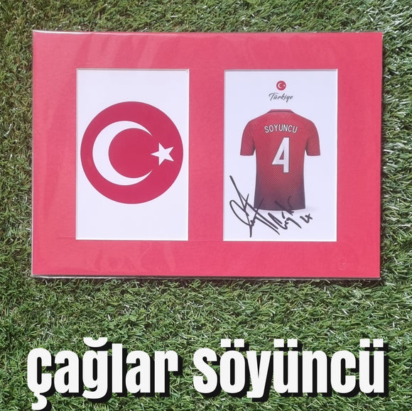 Çağlar Söyüncü Signed Turkey Display
