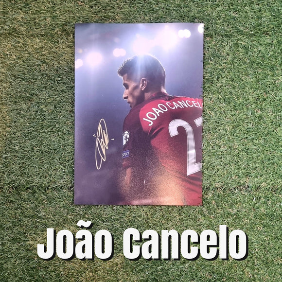João Cancelo Signed Portugal Photo