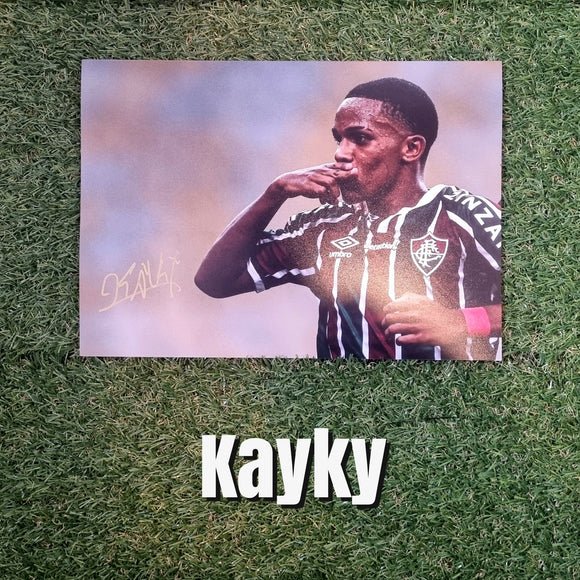 Kayky Signed Fluminese Photo