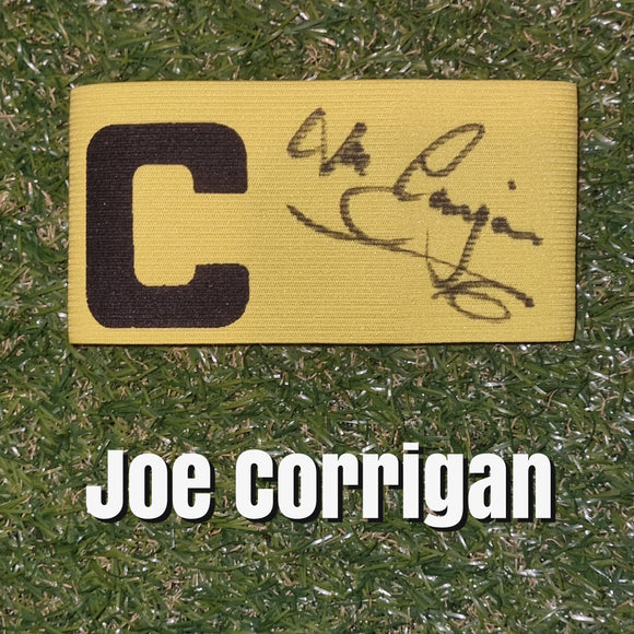 Joe Corrigan Signed Captain's Arm Band