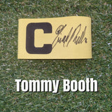 Tommy Booth Signed Captain's Arm Band