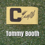 Tommy Booth Signed Captain's Arm Band