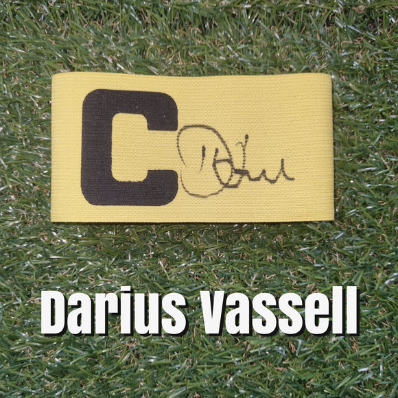 Darius Vassell Signed Captain's Arm Band