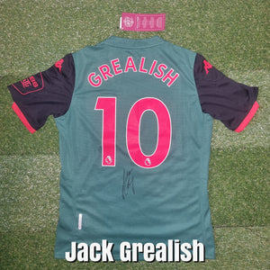 Jack Grealish Signed 2019/20 Aston Villa Third Shirt