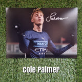 Cole Palmer Signed Manchester City Photos