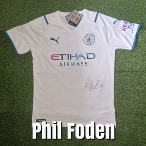 Phil Foden Signed Manchester City Shirts