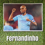 Fernandinho Signed Manchester City Photos