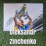 Oleksandr Zinchenko Signed Manchester City Photos