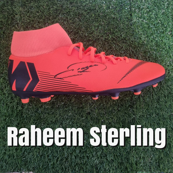 Raheem Sterling Signed Nike Boot