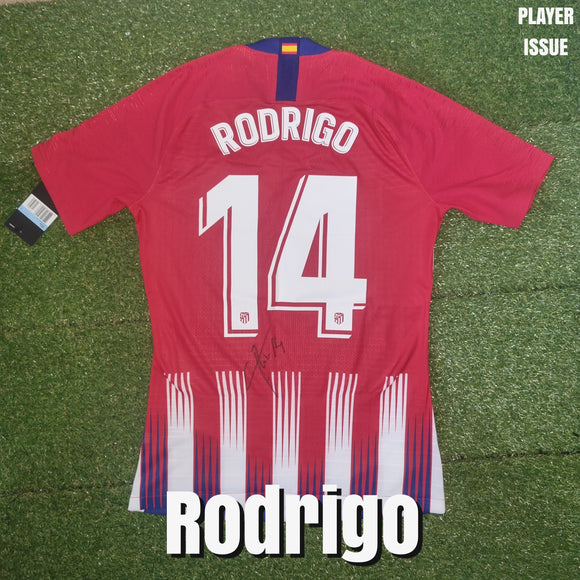 Rodri Signed Player Issue Atletico Madrid Shirt