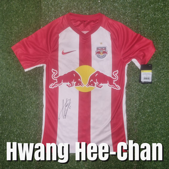 Hwang Hee-Chan Signed Red Bull Salzburg Home Shirt