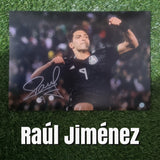 Raúl Jiménez Signed Mexico Photos