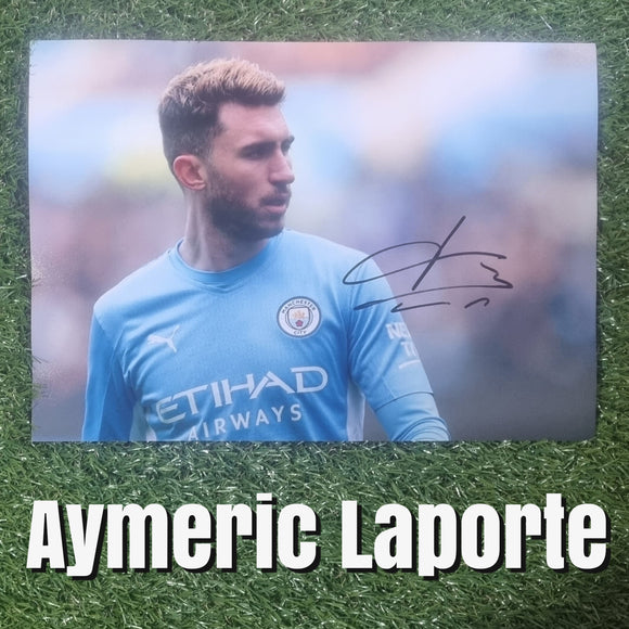 Aymeric Laporte Signed Manchester City Photos