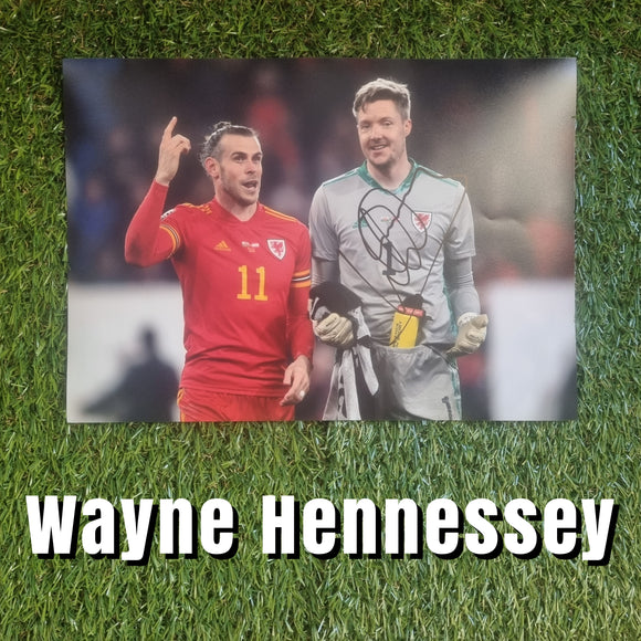 Wayne Hennessey Signed Wales Photo