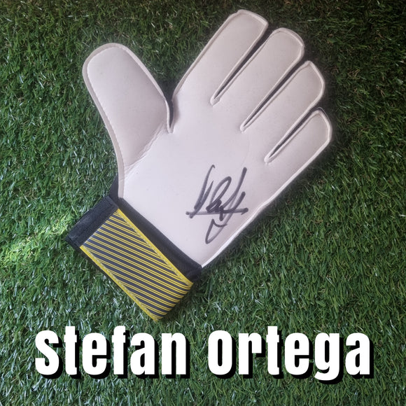 Stefan Ortega Signed Umbro Gloves