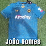 João Gomes Signed Wolverhampton Wanderers 2022/23 Away Shirt