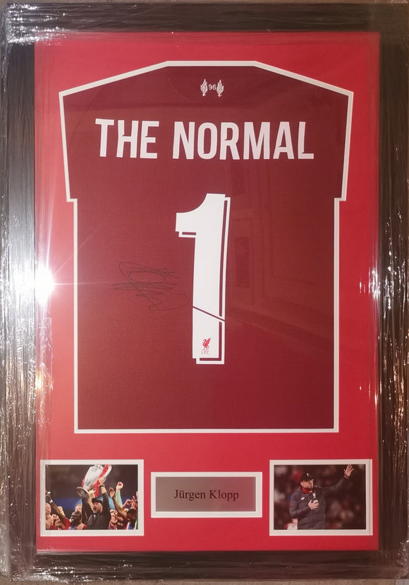 Jürgen Klopp Signed Liverpool Framed Shirt